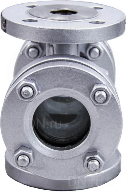 Стекло смотровое SG2-34G-F тип В ГОСТ 21836-2021 Ду25 Ру40, углеродистая сталь, фланцевое в Алматы