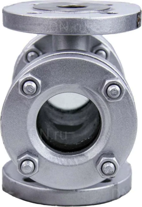 Стекло смотровое SG2-34G-F тип В ГОСТ 21836-2021 Ду25 Ру40, углеродистая сталь, фланцевое в Алматы