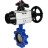 Затвор дисковый поворотный WBV1631N-2W-Fb-H Ду125 Ру16 LUG корпус - чугун QT450, диск - нержавеющая сталь 304, уплотнение - NBR, с пневмоприводом PA-DA-105-1 и БКВ APL-210N в Алматы