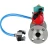 Кран шаровой BV3131P(3pc)-FP-F-ISO-H Ду65 Ру25 полнопроходной, фланцевый, корпус - нержавеющая сталь 304, уплотнение - PTFE, с пневмоприводом PA-DA-105, пневмораспределителем 4V320-10 AC220V и магнитным переключателем ALS200D в Алматы