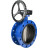 Затвор дисковый поворотный WBV1313E-2W-F-R Ду300 Ру16 фланцевый, корпус - чугун GGG40, диск - чугун GGG40, уплотнение - EPDM, управление – редуктор, с ISO-фланцем F10, квадрат штока 22х22 в Алматы