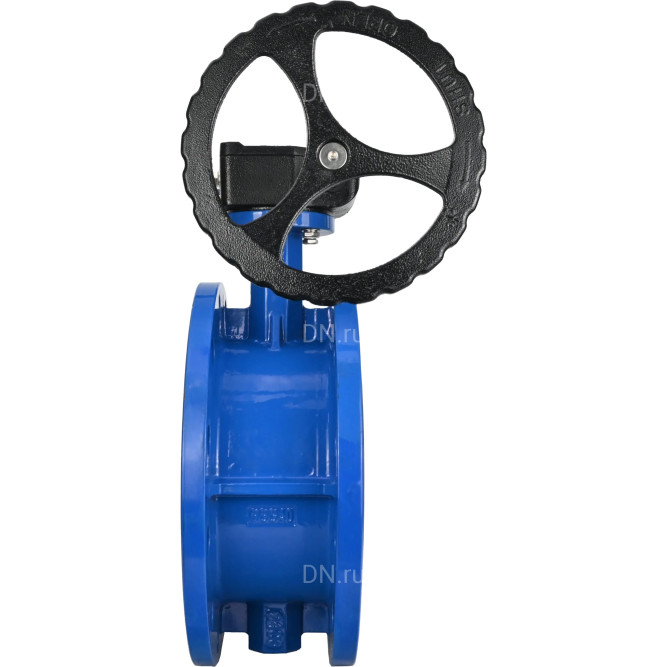 Затвор дисковый поворотный WBV1313E-2W-F-R Ду300 Ру16 фланцевый, корпус - чугун GGG40, диск - чугун GGG40, уплотнение - EPDM, управление – редуктор, с ISO-фланцем F10, квадрат штока 22х22 в Алматы