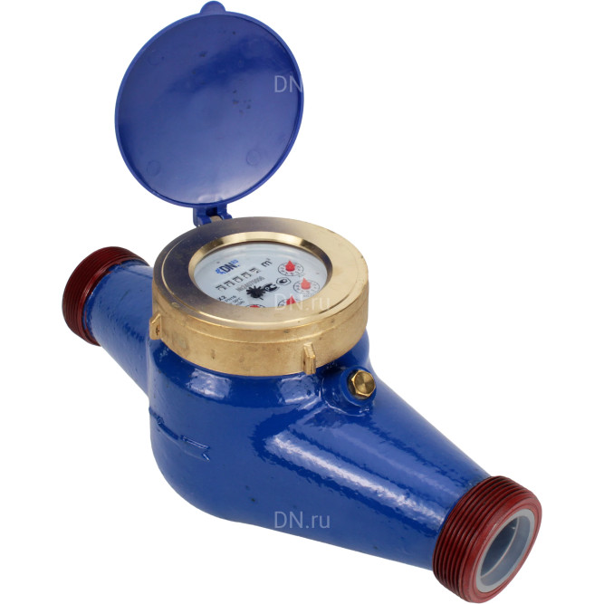 Счетчик холодной воды крыльчатый MKХ2 Ду25 Ру16, многоструйный, чугунный, резьбовой, L=260мм в Алматы