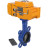 Затвор дисковый поворотный WBV1432E-2W-Fb-H Ду250 Ру16, корпус - чугун GGG50, диск - нержавеющая сталь 316L, уплотнение - EPDM, с электроприводом QT-N-040EM-B1-220VAC-У1 220В (0-10В) HARK в Алматы