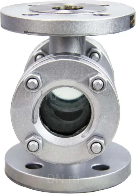 Стекло смотровое SG2-34G-F тип В ГОСТ 21836-2021 Ду50 Ру40, углеродистая сталь, фланцевое в Алматы