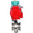 Затвор дисковый поворотный кламповый WBV3131S-2W-C-H Ду15 Ру10 корпус - пищевая нержавеющая сталь 304, уплотнение - Silicon, с пневмоприводом PA-DA-052 и магнитным переключателем ALS200D в Алматы