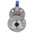 Кран шаровой BV3232P(3pc)-FP-F-H Ду65 Ру25, полнопроходной, трехсоставной, нержавеющая сталь 316, уплотнение - PTFE, фланцевый с рукояткой 17х17 в Алматы