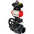 Кран шаровой BV4242E-FP-GRM-ISO Дн20 Ру10 полнопроходной, корпус - НПВХ, шар - НПВХ, уплотнение - EPDM, с пневмоприводом PA-DA-052, пневмораспределителем 4M310-08 DC24V, ручным дублером MON1-250-T26-ISO и БКВ APL-410N EX в Алматы
