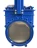 Задвижка шиберная GVKN1331N-2W-Fb-R Ду400 Ру6 двусторонняя, межфланцевая, шпиндель - невыдвижной, корпус - чугун GGG40, шибер - нержавеющая сталь 304, уплотнение - NBR, с редуктором в Алматы