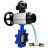 Затвор дисковый поворотный WBV1631N-2W-Fb-H Ду125 Ру16 LUG корпус - чугун QT450, диск - нержавеющая сталь 304, уплотнение - NBR, с пневмоприводом PA-DA-105-1, пневмораспределителем 4V320-10 AC220V и БКВ APL-510N EX в Алматы