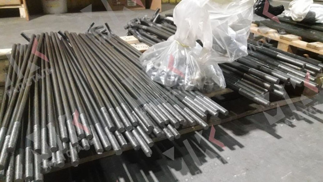 Болт фундаментный тип 2.2 М56х1900 мм ГОСТ 24379.1-2012 с анкерной плитой в Алматы