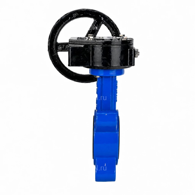Затвор дисковый поворотный WBV1631E-2W-Fb-H Ду125 Ру16 LUG межфланцевый, корпус - чугун QT450, диск - нержавеющая сталь AISI 304, уплотнение - EPDM, с редуктором RDN RQN3-150Z-T24 в Алматы