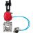 Кран шаровой BV3232P(3pc)-FP-W-ISO-H WDVF Ду40 Ру40 полнопроходной, трехсоставной, корпус - нержавеющая сталь 316, уплотнение - PTFE, под приварку, с пневмоприводом PA-DA-065, пневмораспределителем 4V320-08 AC220V, БПВ AFC2000 в Алматы