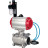 Кран шаровой BV3232P(3pc)-FP-W-ISO-H WDVF Ду40 Ру40 полнопроходной, трехсоставной, корпус - нержавеющая сталь 316, уплотнение - PTFE, под приварку, с пневмоприводом PA-DA-065, пневмораспределителем 4V320-08 AC220V, БПВ AFC2000 в Алматы