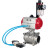 Кран шаровой BV3232P(3pc)-FP-W-ISO-H WDVF Ду40 Ру40 полнопроходной, трехсоставной, корпус - нержавеющая сталь 316, уплотнение - PTFE, под приварку, с пневмоприводом PA-DA-065, пневмораспределителем 4V320-08 AC220V, БПВ AFC2000 в Алматы