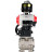 Кран шаровой BV3232P(3pc)-FP-SW-ISO-H Ду100 Ру63 полнопроходной, корпус - нержавеющая сталь SS316, под приварку, с пневмоприводом PA-DA-105, пневмораспределителем 4M310-08 AC220V, БКВ APL-510N EX, ручным дублером MON3-700-T38-ISO в Алматы