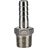 Штуцер елочка BF32-T-1/4-8 1/4″х8мм Ду8 Ру16 шланговый, корпус - нержавеющая сталь AISI 316 (CF8M), присоединение - наружная резьба/штуцер в Алматы
