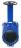 Задвижка шиберная GVKN1331N-2W-Fb-S Ду400 Ру6 двусторонняя, межфланцевая, шток - невыдвижной, корпус - чугун GGG40, шибер - нержавеющая сталь 304, уплотнение - NBR, управление - штурвал в Алматы