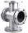 Стекло смотровое SG2-34G-F тип В ГОСТ 21836-2021 Ду150 Ру16, углеродистая сталь, фланцевое в Алматы