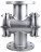 Стекло смотровое SG2-34G-F тип В ГОСТ 21836-2021 Ду150 Ру16, углеродистая сталь, фланцевое в Алматы