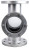 Стекло смотровое SG2-34G-F тип В ГОСТ 21836-2021 Ду150 Ру16, углеродистая сталь, фланцевое в Алматы