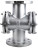 Стекло смотровое SG2-34G-F тип В ГОСТ 21836-2021 Ду150 Ру16, углеродистая сталь, фланцевое в Алматы