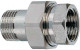 Соединение разъемное (американка) А-304-НР-ВР-PTFE 1/2″ Ду15 Ру20 с уплотнением под гайкой по плоскости, корпус - нержавеющая сталь AISI 304, присоединение - наружная/внутренняя резьба, тип резьбы - BSPT/BSPP