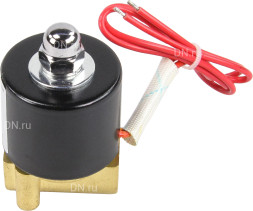 Клапан электромагнитный VS100-ET-NC-24VAC 1/8″ Ду6 Ру10 прямого действия двухходовой, корпус - латунь, присоединение - внутренняя резьба, уплотнение - EPDM, нормально-закрытый, катушка - 24 В AC