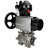 Кран шаровой BV3232P(3pc)-FP-SW-ISO-H Ду100 Ру63 полнопроходной, корпус - нержавеющая сталь SS316, под приварку, с пневмоприводом PA-DA-105-1, пневмораспределителем 4M310-08 AC220V, БКВ APL-510N EX, БПВ AFC2000 в Алматы