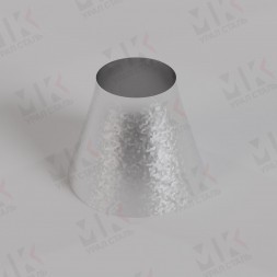 Переход 530х10-325х8 оцинкованный концентрический бесшовный