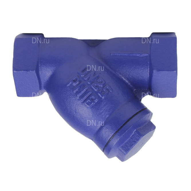 Фильтр сетчатый FMY1131PPL-T 1/2″ Ду15 Ру16 резьбовой L=85, корпус чугун GGG25, сетка SS304, уплотнение PPL, Y-образный в Алматы