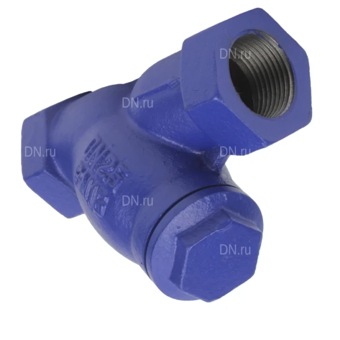 Фильтр сетчатый FMY1131PPL-T 1/2″ Ду15 Ру16 резьбовой L=85, корпус чугун GGG25, сетка SS304, уплотнение PPL, Y-образный в Алматы
