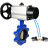 Затвор дисковый поворотный WBV1616E-2W-Fb-H Ду125 Ру16 LUG корпус - чугун QT450, диск - чугун QT450, уплотнение - EPDM, с пневмоприводом PA-DA-105-1 и пневмораспределителем 4V320-08 AC220V в Алматы