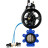 Затвор дисковый поворотный WBV1616N-2W-Fb-H Ду125 Ру16 LUG корпус - чугун QT450, диск - чугун QT450, уплотнение - NBR, с пневмоприводом PA-DA-105-1, пневмораспределителем 4V320-10 AC220V, БКВ APL-410N EX и БПВ AFC2000 в Алматы