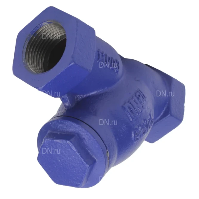 Фильтр сетчатый FMY1131PPL-T 3/4″ Ду20 Ру16 резьбовой L=100, корпус чугун GGG25, сетка SS304, уплотнение PPL, Y-образный в Алматы