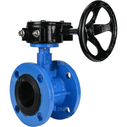 Затвор дисковый поворотный WBV1313E-2W-F-H Ду150 Ру16 фланцевый, корпус - чугун GGG40, диск - чугун GGG40, уплотнение - EPDM, с редуктором RDN RQN4-500Z-T30
