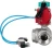 Кран шаровой BV3232P(4pc)-SP-3WL-T-ISO-H Ду10 Ру63 стандартнопроходной L-тип, внутренняя резьба, корпус - нержавеющая сталь 316, PTFE, с пневмоприводом PA-DA-052, пневмораспределителем 4V320-08 AC220V и магнитным переключателем ALS200D в Алматы