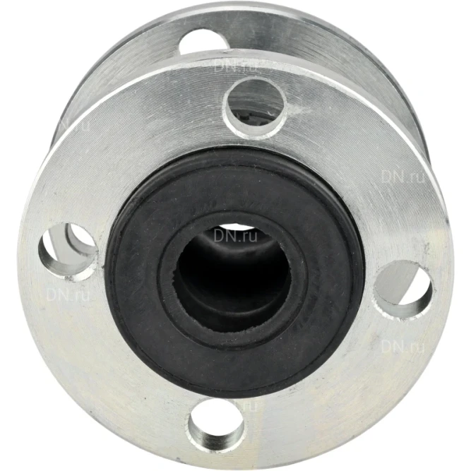 Компенсатор резиновый CR-E25-F Ду32 Ру10, резиновая вставка (корпус) - EPDM, тип присоединения - фланцевый, материал фланцев - сталь углеродистая оцинкованная в Алматы