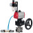 Кран шаровой BV3232P(3pc)-FP-W-ISO-H Ду80 Ру25, полнопроходной, трехсоставной, нержавеющая сталь 316, PTFE, под приварку, с пневмоприводом PA-DA-105, пневмораспределителем 4V320-10 AC220V, ручным дублером MON3-700-T38-ISO, БПВ AFC2000 в Алматы