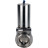 Затвор дисковый поворотный WBV3131E-2W-T-H Ду25 Ру10 резьбовой, пищевая нержавеющая сталь 304, уплотнение – EPDM, с пневмоприводом PA-SA-85 с возвратными пружинами в Алматы