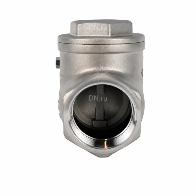 Клапан обратный VCT3131-T 1 1/2 Ду40 Ру16 ZGY резьбовой, поворотный, корпус - нержавеющая сталь CF8/AISI 304, диск - нержавеющая сталь CF8/AISI 304, уплотнение - PTFE в Алматы