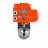 Затвор дисковый поворотный WBV3131E-2W-C-H Ду25 Ру10 кламповый, корпус - пищевая нержавеющая сталь 304, уплотнение - EPDM, с электроприводом QT-N-003EM-O1-24VDC-У1 HARK в Алматы