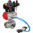 Кран шаровой BV3232P(4pc)-SP-3WL-T-ISO-H Ду50 Ру63, стандартнопроходной, четырехсоставной, нержавеющая сталь 316, PTFE, внутренняя резьба, с пневмоприводом PA-DA-065, пневмораспределителем 4V320-08 AC220V, БКВ APL-410N Ex, БПВ AFC2000 в Алматы