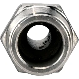 Штуцер елочка BF32-T-3/4-10 3/4″х10мм Ду20 Ру16 шланговый, корпус - нержавеющая сталь AISI 316 (CF8M), присоединение - наружная резьба/штуцер