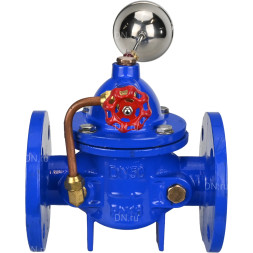 Регулятор пилотного типа поплавковый PVF8-1331RR-F Ду300 Ру16, мембранный, корпус - чугун GGG40, диск - нержавеющая сталь 304, уплотнение - натуральный каучук, присоединение - фланцевое