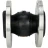 Компенсатор резиновый CR-E25-F Ду65 Ру10, резиновая вставка (корпус) - EPDM, тип присоединения - фланцевый, материал фланцев - сталь углеродистая оцинкованная в Алматы