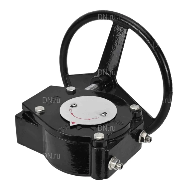 Редуктор RDN RQN5-500Z-T30 Ру16 для четвертьоборотной запорно-регулирующей арматуры, корпус - алюминиевый сплав, квадрат штока 22х22, F10 в Алматы