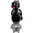 Кран шаровой BV3232P(3pc)-FP-SW-ISO-H Ду100 Ру63 полнопроходной, корпус - нержавеющая сталь SS316, под приварку, с пневмоприводом PA-DA-105-1, пневмораспределителем 4M310-08 DC24V, БКВ APL-510N EX, БПВ AFC2000 в Алматы