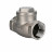 Клапан обратный VCT3232-T 1 1/2 Ду40 Ру16 ZGY резьбовой, поворотный, корпус - нержавеющая сталь CF8М/AISI 316, диск - нержавеющая сталь CF8М/AISI 316, уплотнение - PTFE в Алматы