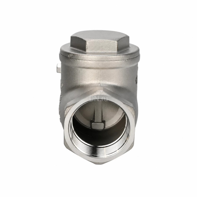 Клапан обратный VCT3232-T 1 1/2 Ду40 Ру16 ZGY резьбовой, поворотный, корпус - нержавеющая сталь CF8М/AISI 316, диск - нержавеющая сталь CF8М/AISI 316, уплотнение - PTFE в Алматы